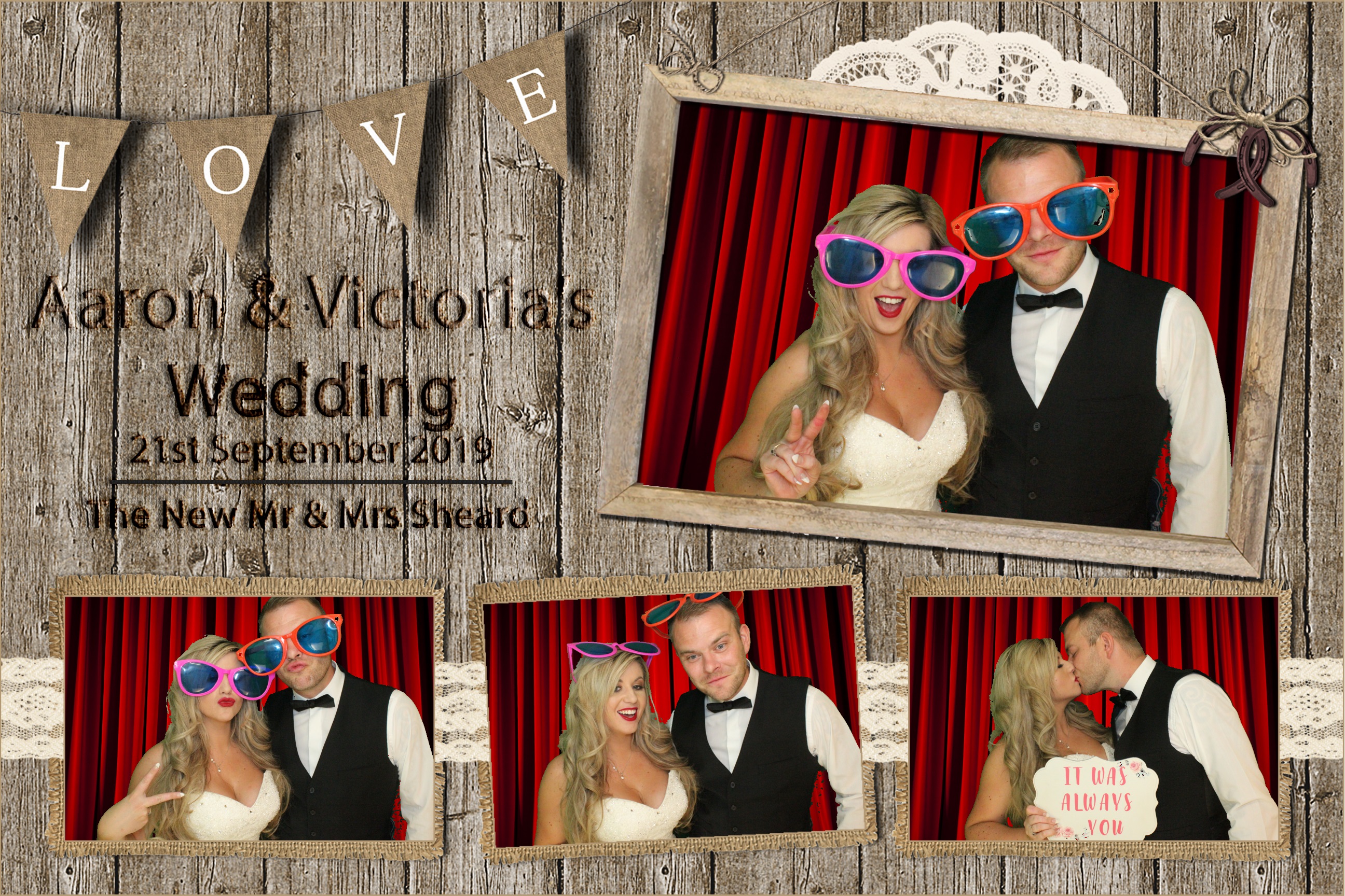 Aaron & Victoria's Wedding  | View more photos from the event at images.mobile-photo-booth.com/u/MobilePhotoBoothUK/Aaron-Victorias-Wedding